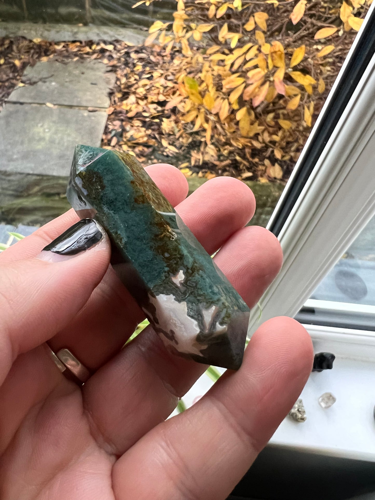Moss Agate DT Wand